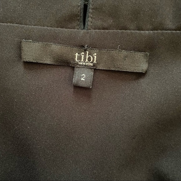 TIBI silk halter neck ruffle dress - Picture 5 of 8